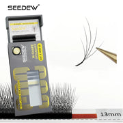 SEEDEW Wispy W Shaped 5D Eyelash Extension Premade Volume Fans False Eyelashes Natural Soft Lashes