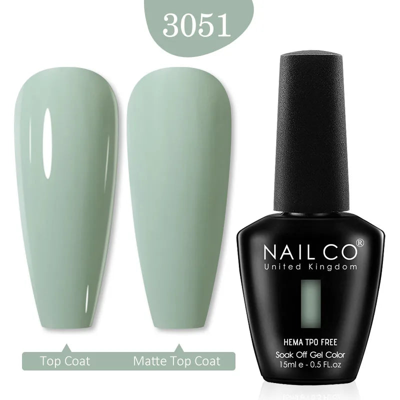 NailCO Pink Colors HEMA FREE Gel Nail Polish Nail Art Vernis Semi Permanent UV Lamp Gel Manicure for Nails Supplies Gel Polish