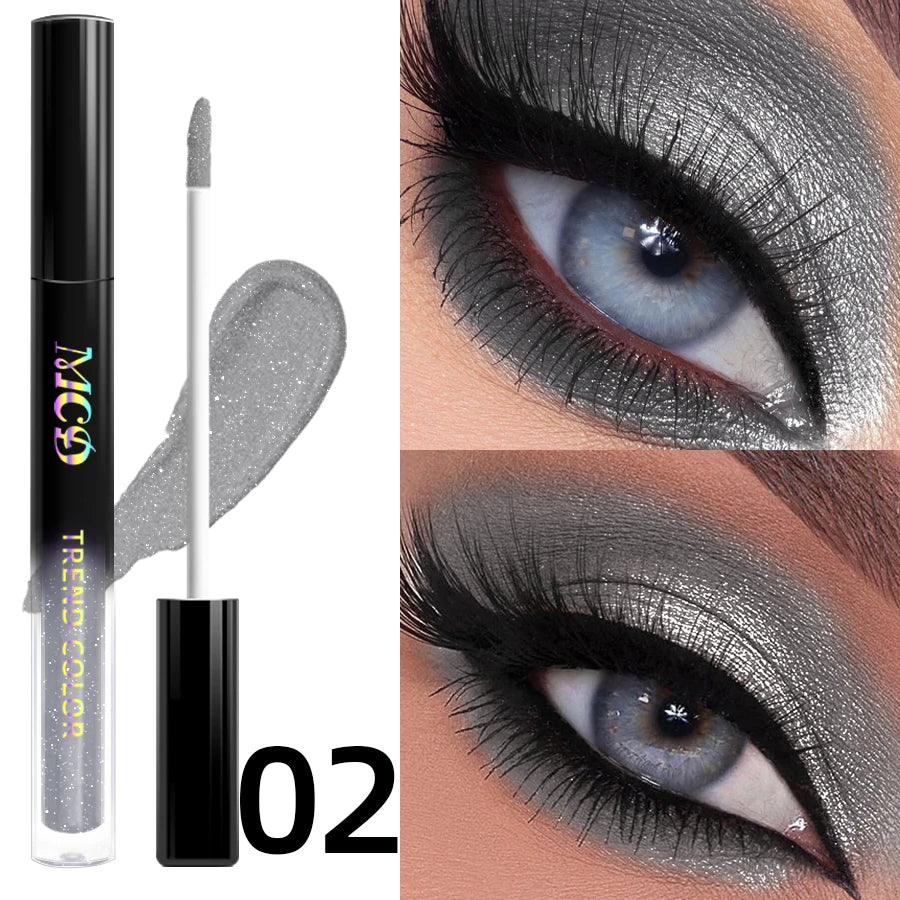 1PC Waterproof Liquid Eyeshadow Pen 13 Colors - High Shine  Long-Lasting & Smudge-Proof Makeup Gifts Looks glitter Eye Cosmetic