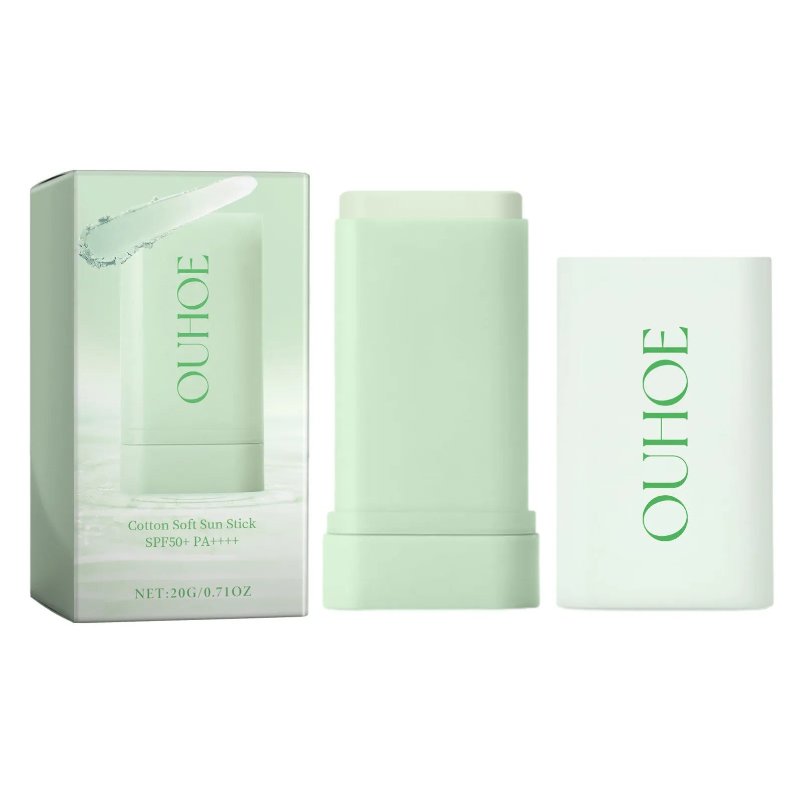 Cotton Soft Sun Stick Protector Solar Matte SPF50 Anti UV Isolation Moisturizer Refresh Lightweight Sunblock Face Body Sunscreen