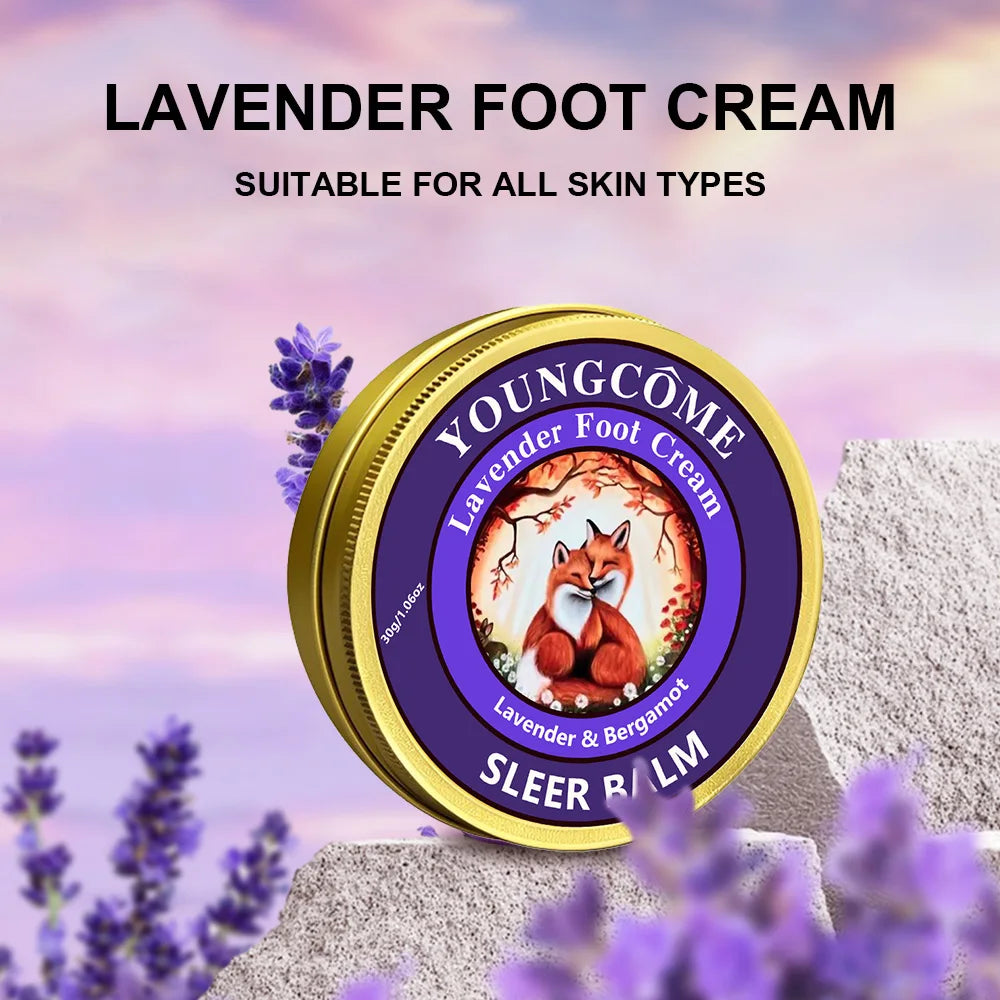 YOUNGCOME Lavender Hand and Foot Care Moisturizing Cream deeply Nourishes The Skin Remove Dead Skin Improving Dryness Roughness