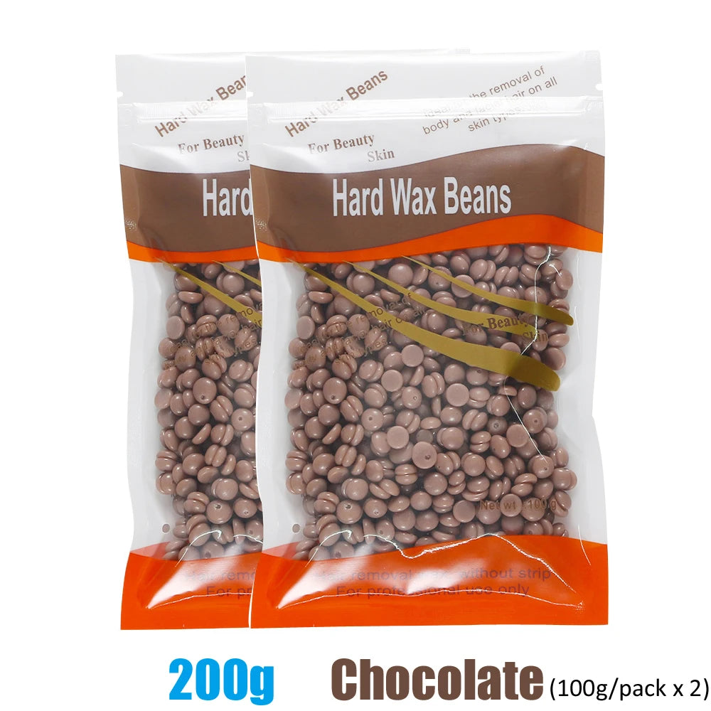 500g Wax Beans For Wax Heater Whole Body Hot Film Depilatory Wax For Wax Heater Kit Waxing Wax Beans For Hair Removal Wax Pot