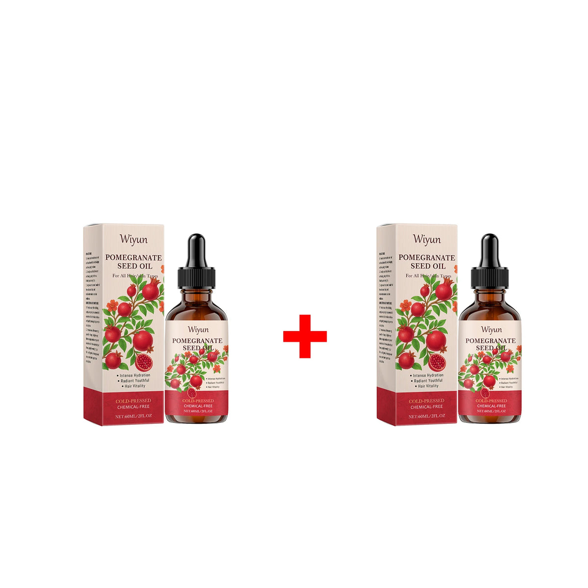 Pomegranate Seed Oil for Hair Skin Care Nourishing Scalp Increase Skin Elasticity Reduce Dryness Smoothing Cold-Pressed Body Oil