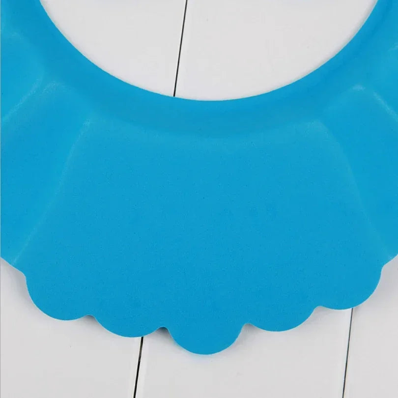 Adjustable Baby EVA Bath Shampoo Cap Waterproof Shower Visor Hat Anti-splash Hair Wash Shield Eye Ear Protection Bathing Hat for