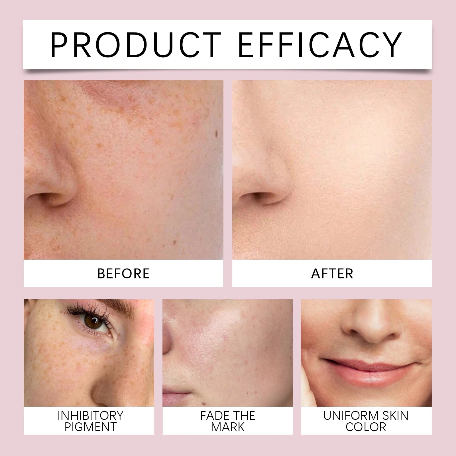 HOYGI Rose Moisturizing Toner Firming Hydrating Elasticity Fade Fine Lines Moisturize Skin Rejuvenating Lotion Brightening Skin