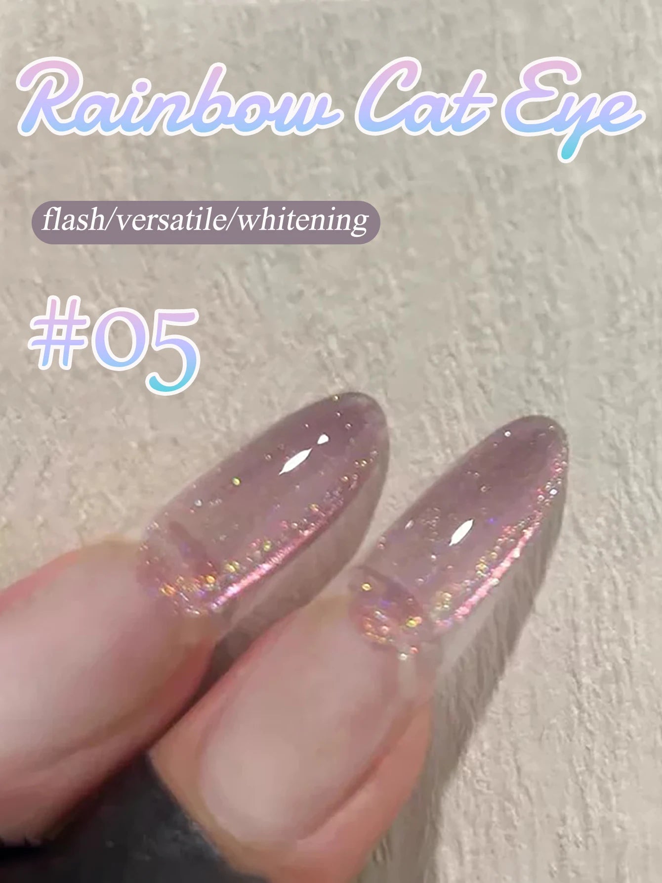 MIANEL 12ML Summer Whitening Red Glass Bead Cat Eye Gel Nail Polish 2026 Ice Clear Cat Magnetic Nail Polish Blue Nails 1-12pcs