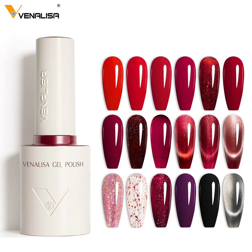 VENALISA 10ml V6 Nail Gel Polish HEMA FREE TPO FREE Cat Eye Gel Polish Semi Permanent UV LED Soak Off Nail Manicure Gel Lacquer