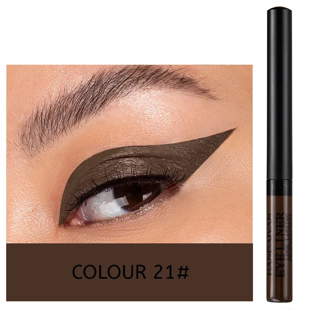 Neon UV Glow Eyeliner Pen Waterproof Matte Liquid Color Eye Liner Pencil Vibrant Yellow Red Purple Makeup Cosmetic