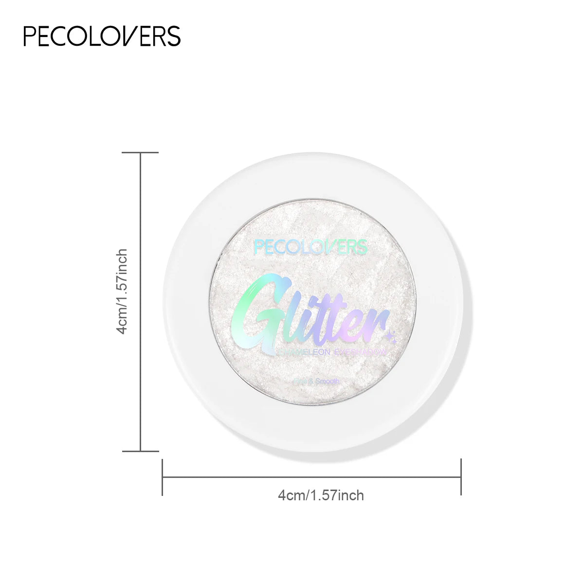 Single Color Easy To Apply High-gloss Eyeshadow Mashed Potato Mashed Mirror Pearlescent Glitter Eyeshadow Palette