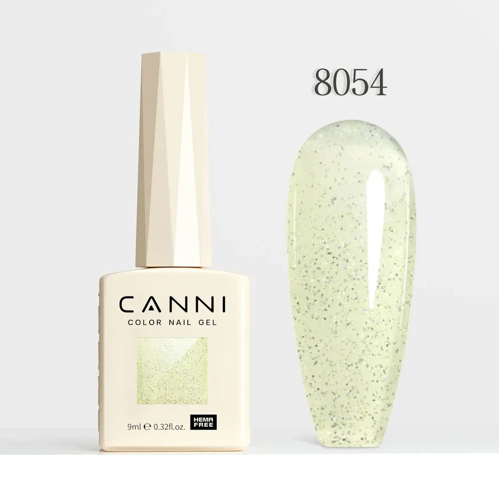 CANNI HEMA FREE TPO FREE 9ml Glitter Silver Cat Magnetic Gel Nail Polish Galaxy Diamond Full Coverage Pigmented Gel for Nail