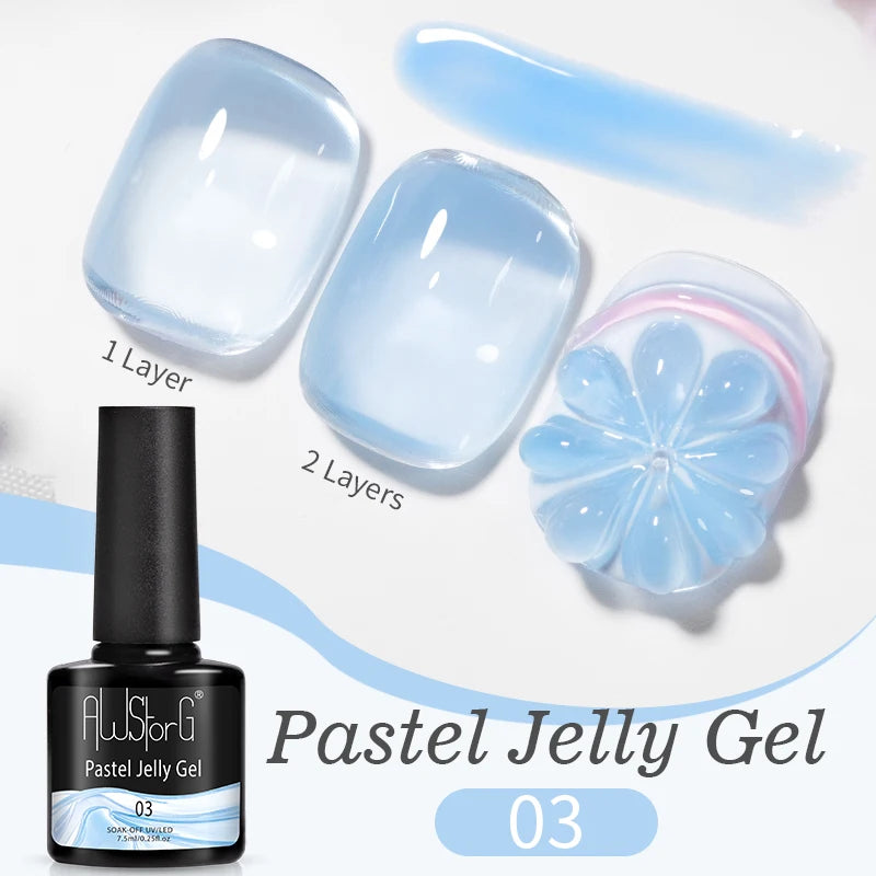 AWStorG Intense Rainbow Cat Eye Gel 5ml Holographic Laser Magnetic Nail Gel Soak Off UV LED Gel Polish Shiny Rainbow Manicur