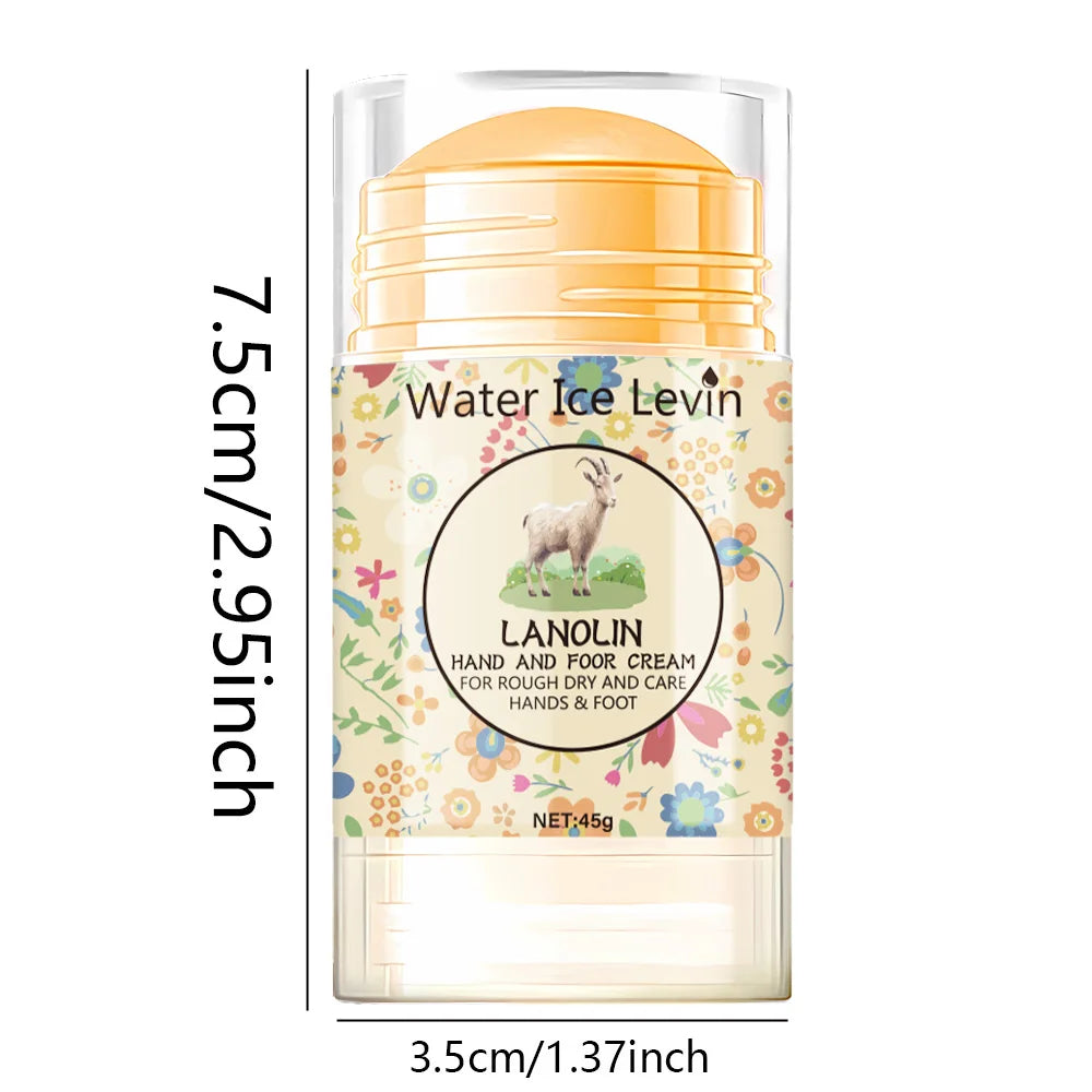 Hand and Foot Care Cream Stick, Suitable for Hands and Feet, Daily Moisturizing Care, Easy to Carry, Convenient to Use