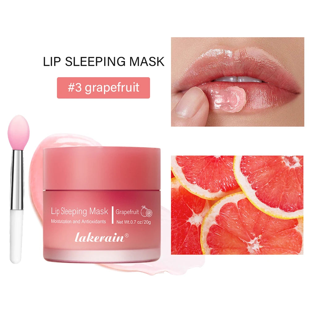Lip Sleeping Mask Nourishing Overnight Lip Treatment Vitamin C Moisturizer Butter Hydrating Dry Flaky Lips Skin Care