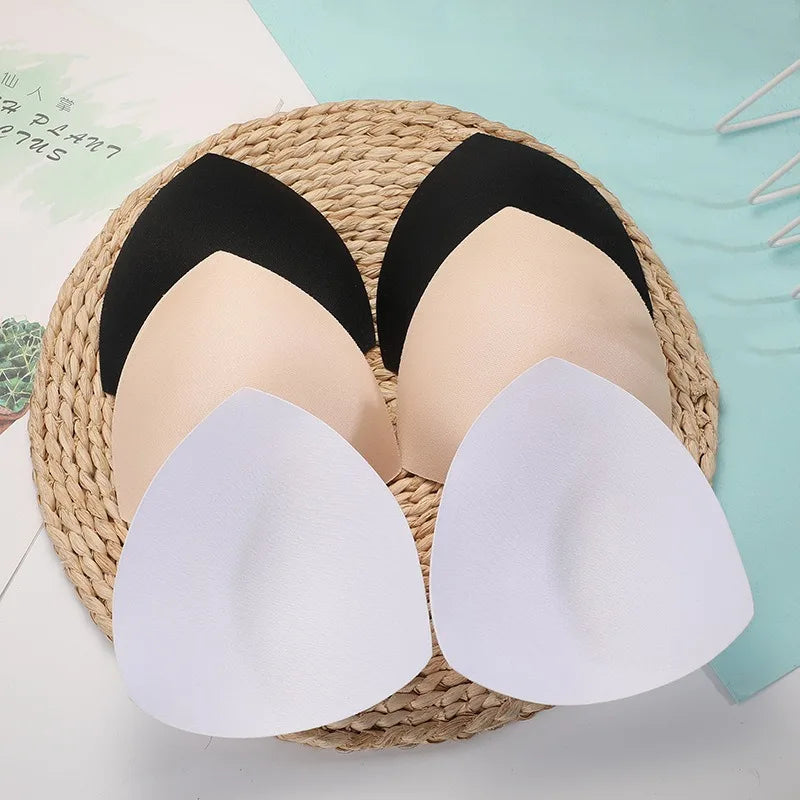 2/30Pcs Removable Triangle Sponge Bra Pads for Women Invisible Insert Swimsuit Bikini Breast Enhancers Chest Cup Pad Accessories