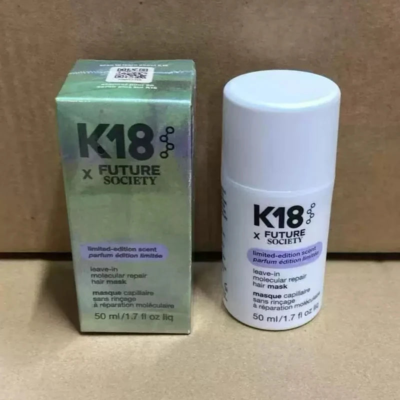 K18 Portable New Model 50ml Leave-In Hair Mask Nourishing Hair Cream Anti-Frizz Soften Hair Scalp Care Beauty Hair Care Products
