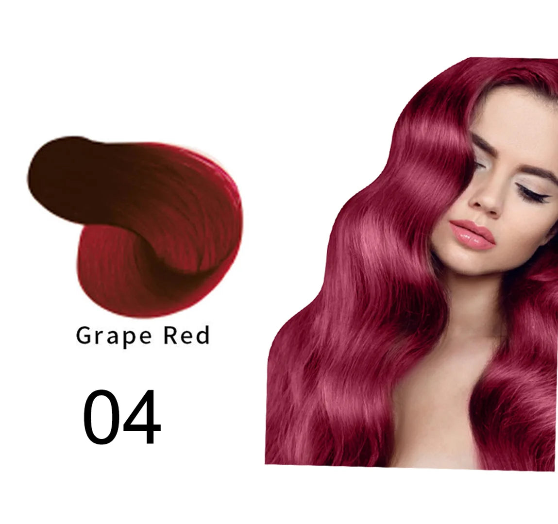 Mokeru 500ml Argan Oil Essence Natural Long Lasting Dark Brown Permanent Hair Dye Shampoo For Gray Hair Women Fast Color Dyeing