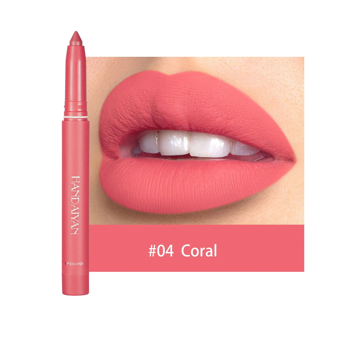 Handaiyan 12 Colors Lip Liner Matte Waterproof Velvet Nude Lipstick Pencil Sexy Red Brown Pigments Makeup Long Lasting