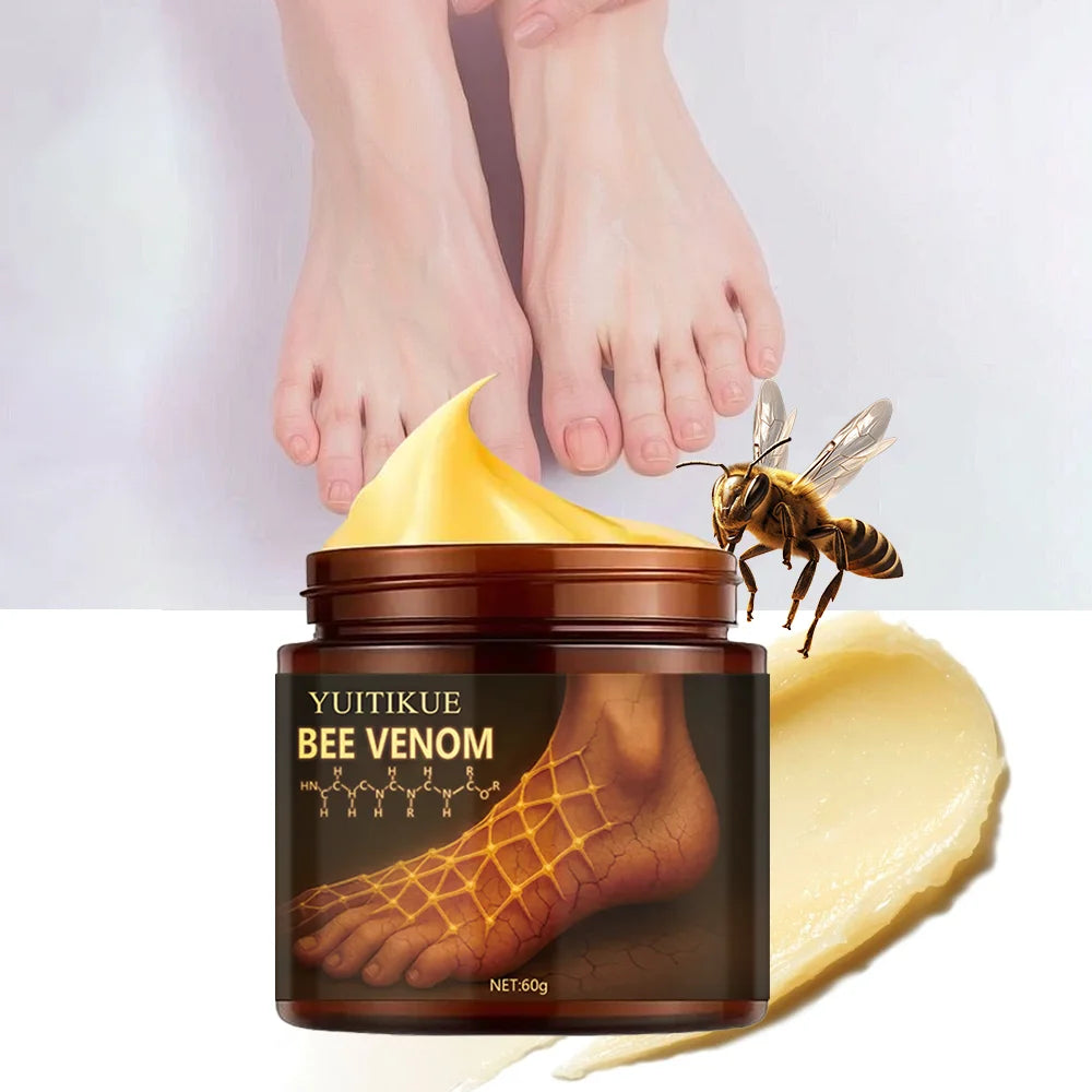 Bee venom foot cream, anti-dryness and crack hand cream, repairs skin, removes dead skin, foot care cream for hand skin