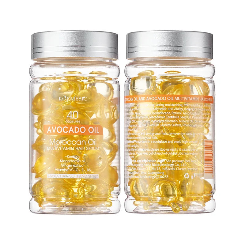 Best-Selling Multi-Vitamin Hair Care Essential Oil with Long-Lasting Fragrance and Smooth Texture Kormesic Hair Serum