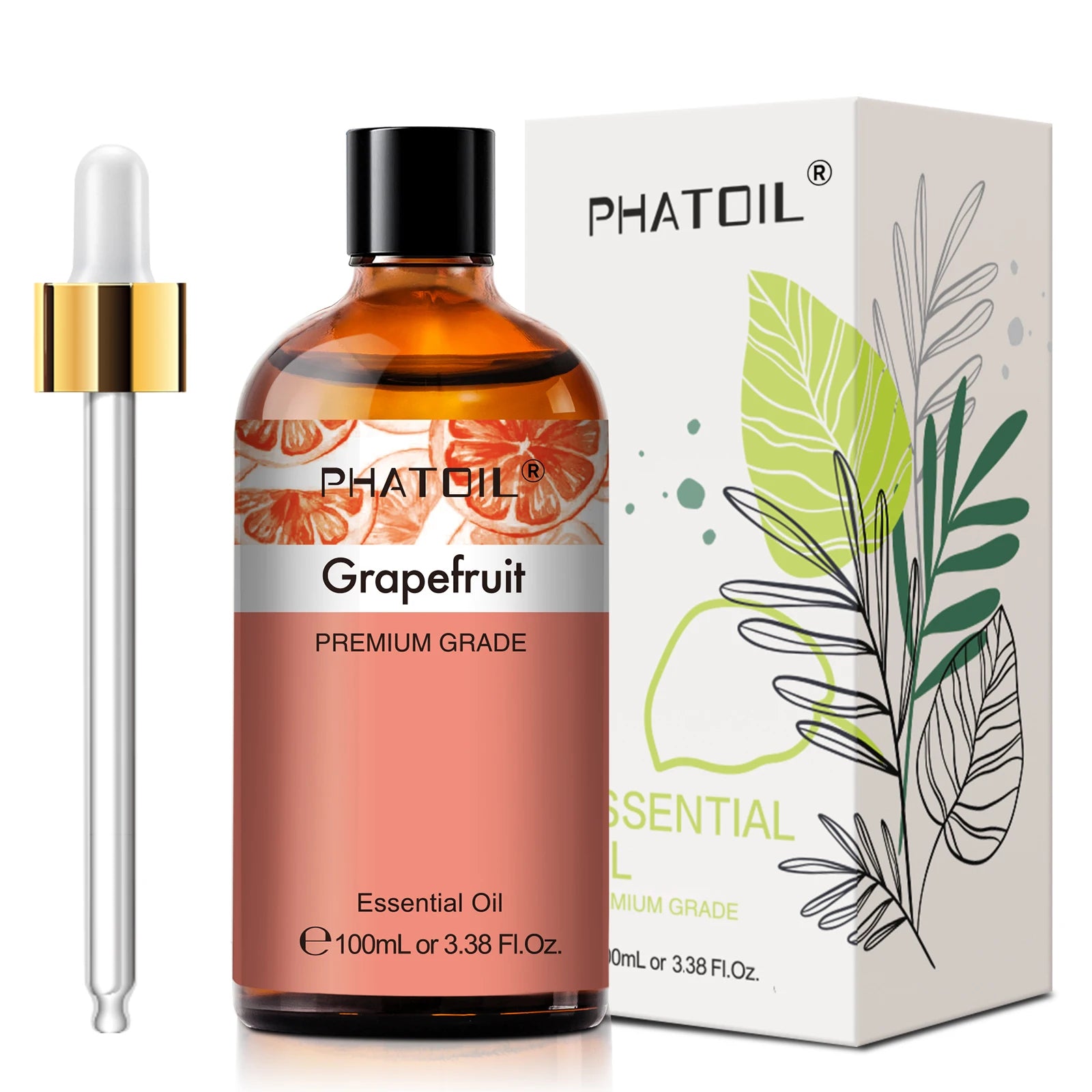 PHATOIL 100ml Pure Natural Essential Oils For Diffuser Candle Making Lavender Jasmine Vanilla Eucalyptus Aroma Essential Oil