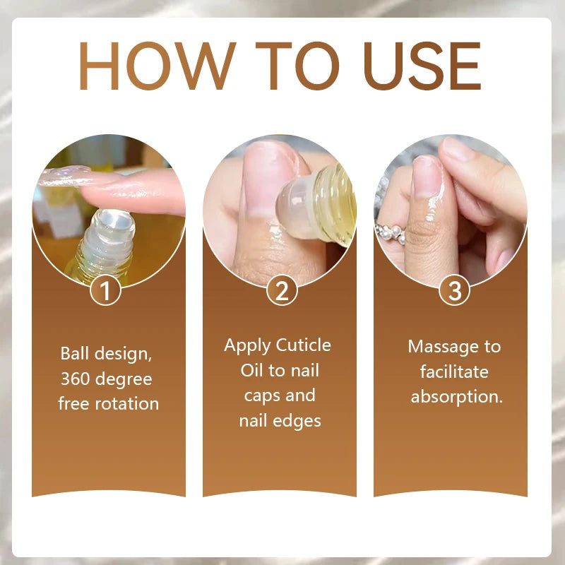 LILYCUTE 5ml Nail Cuticle Nutrient Oil Restore Damaged Nails Softener Nourishing Treatment Skin Revitalizer Remedy Manicure