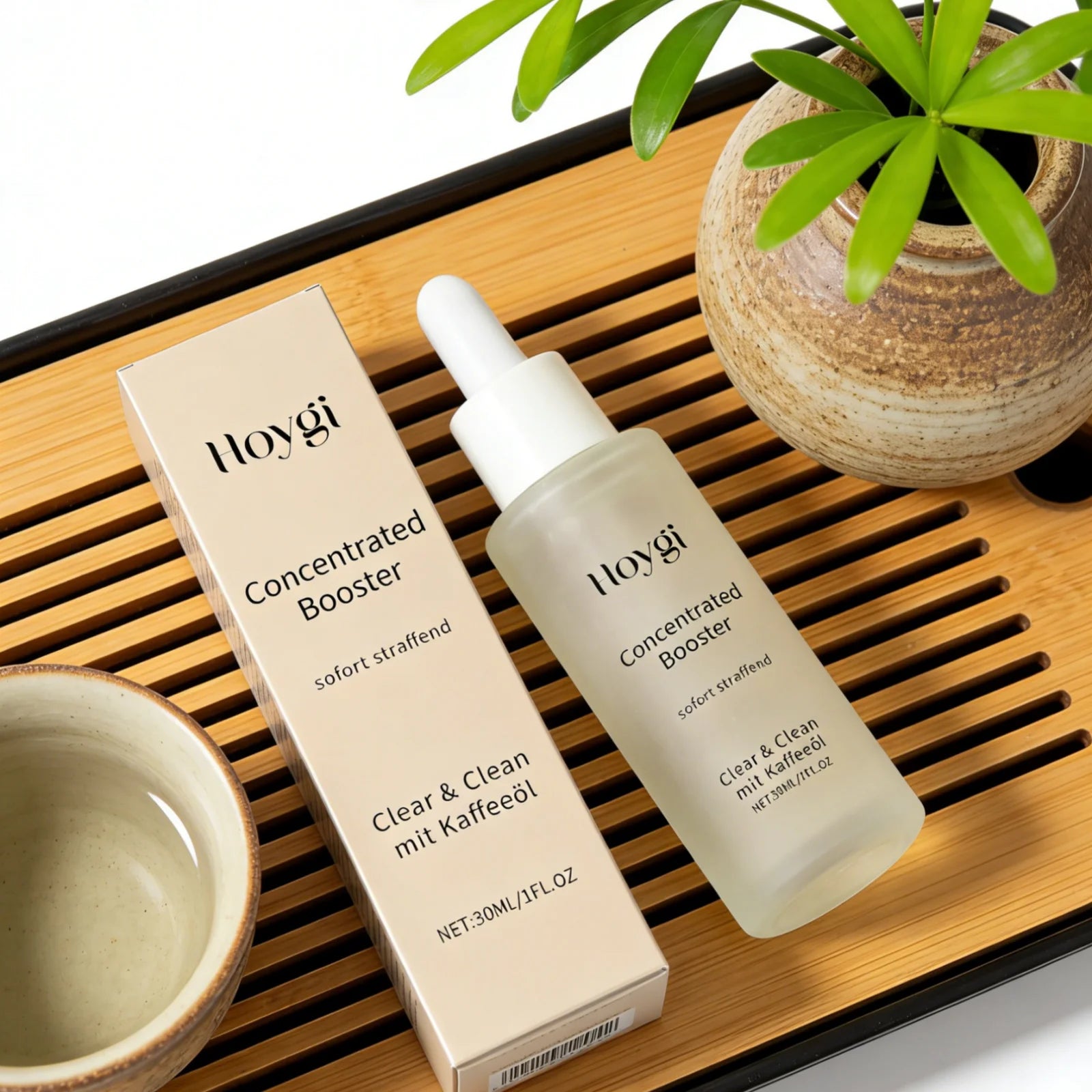 Hoygi Concentrated Booster Serum Intensive Moisturizing Glowing Skin Boosters Brighten Skin Tone Nourished Coffee Oil Face Serum