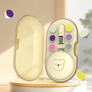 Baby Electric Nail Trimmer Kit Kid Nail Polisher Tool Baby Care Manicure Set Easy Trim Nail Filer Clippers For Newborn