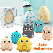 Baby Cartoon Electric Nail Trimmer Kid Nail Polisher & Adult File Clipper in One Care Kit