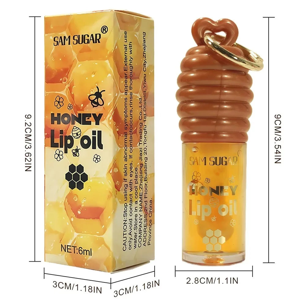 Clear Crystal Jelly Lip Gloss Moisturizing Honey Lip Oil NonSticky Sexy Shimmer Gloss Lip Glaze Korean Fashion Hydration Makeup