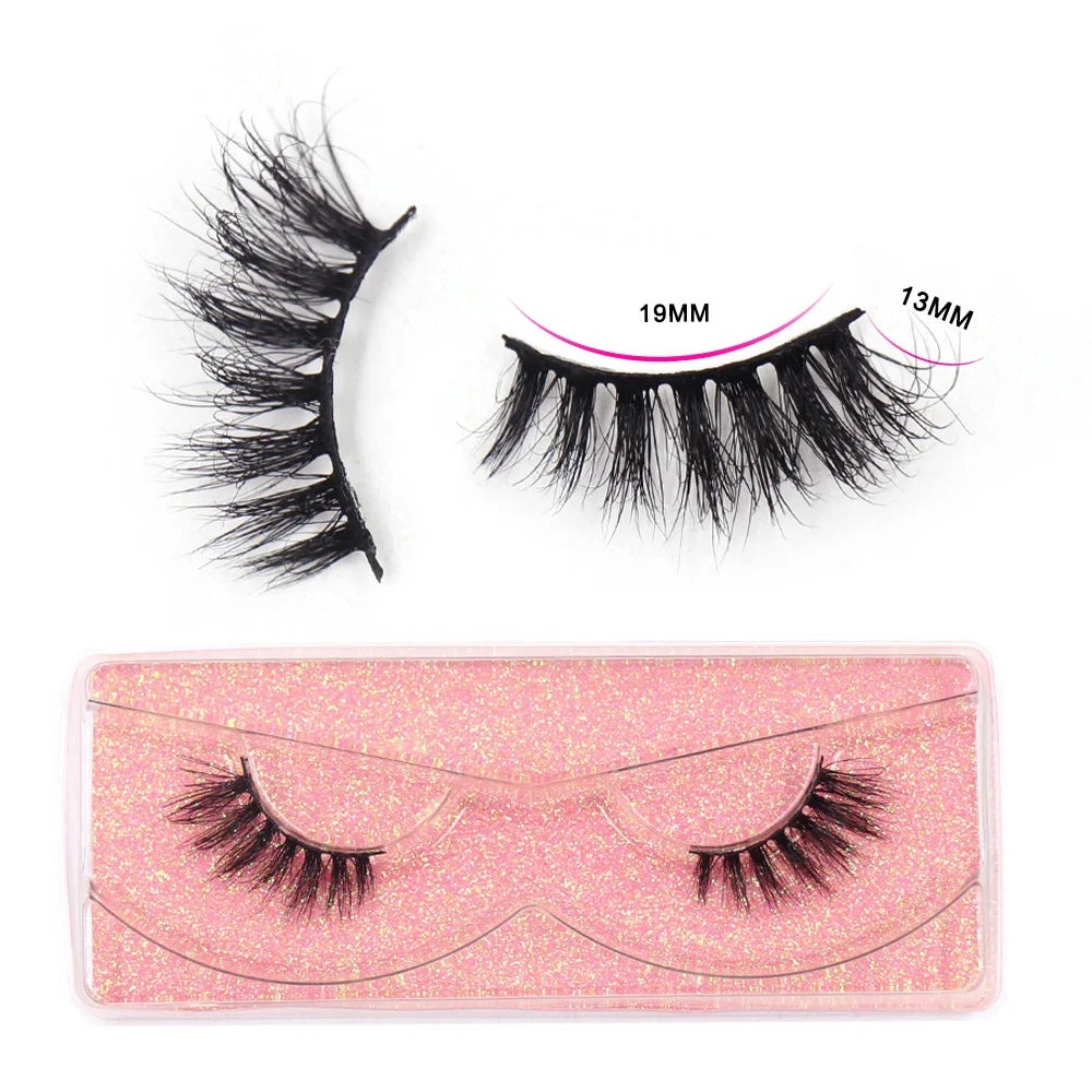 LEHUAMAO Half Eyelashes Natural Half Eye False Eyelashe Soft Wispy 3D Mink Lashes Eyelash Extension For Foxy Eye Sexy Eye Makeup