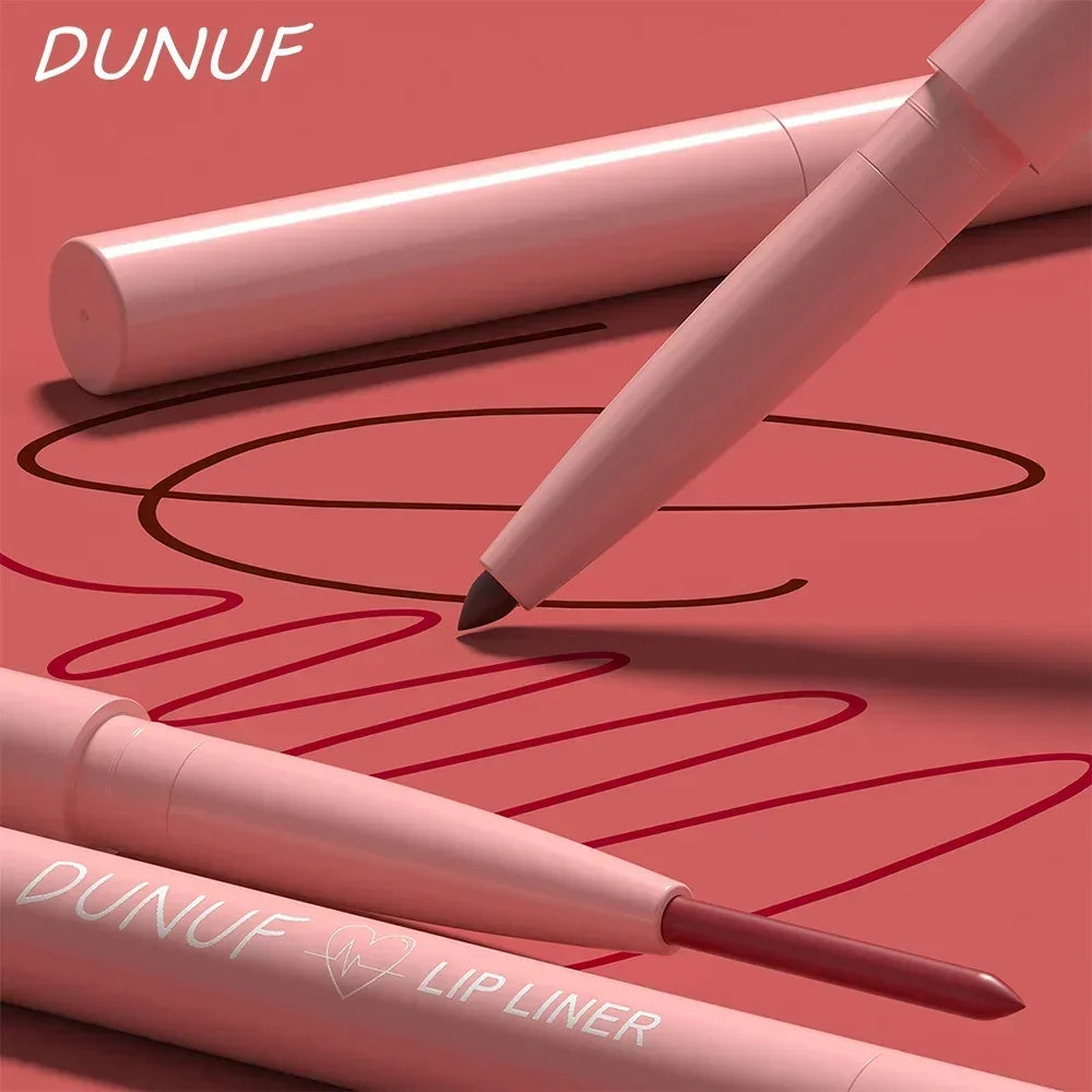 12Color Waterproof Lip Liner Pencil Dark Red Brown Lipstick Pencil Lip Outline Nude Matte Lipstick Crayon Contouring Tint Makeup