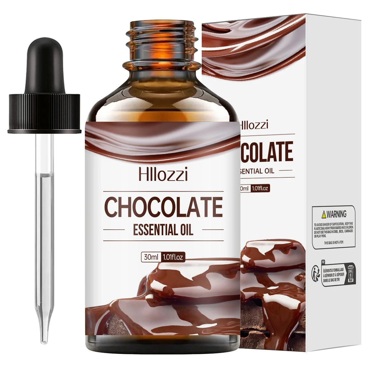 Chocolate essential oil，suitable for humidifiers, air fresheners, candle making, long-lasting fragrance, suitable for all skin.