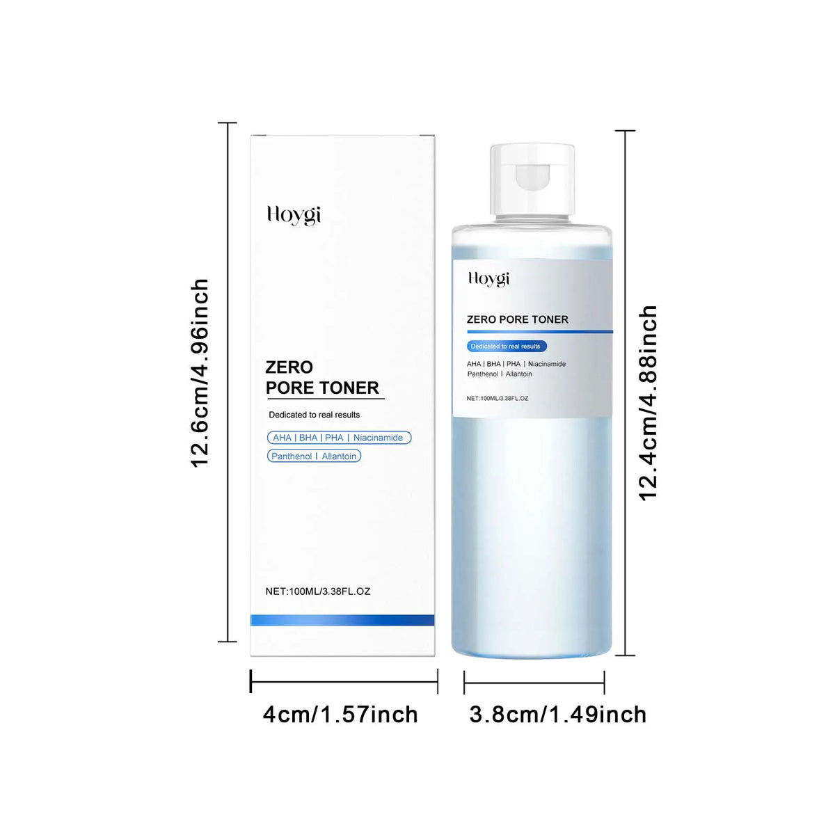 Exfoliating Hydrating Toner Moisturizing Smoothing Brighten Skin Pore Refining Improve Dry Skin Zero Pore Toner Soothing Formula