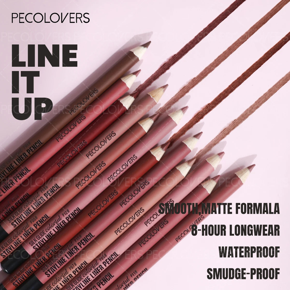 1PC Matte Lipliner, Second Back Lip Contour, Plump and Charming Lips, Non Drying, Waterproof, Lip Cosmetics,
