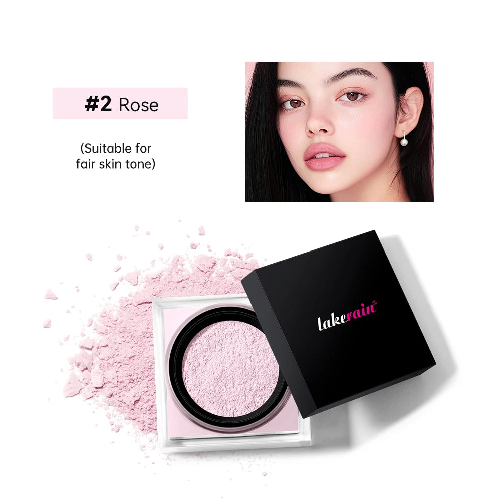 Loose Baking and Setting Powder Easy Bake Matte Finish Oil Control Blurring Effect Long Lasting Waterproof Cosmetics