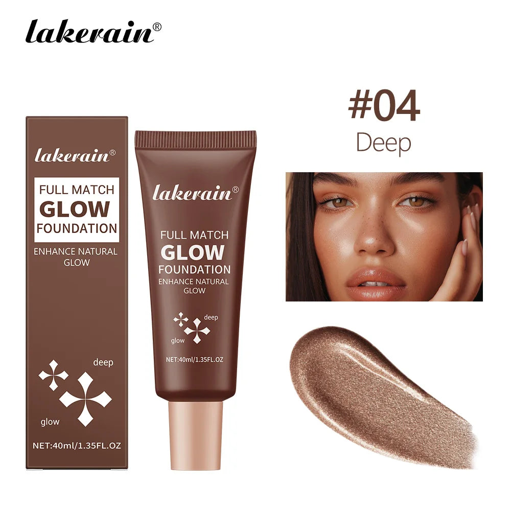 Glow Liquid Foundation Facial Bare Makeup Ultra Light Liquid Foundation Concealer Long Lasting Makeup And ContOuring Highlighter