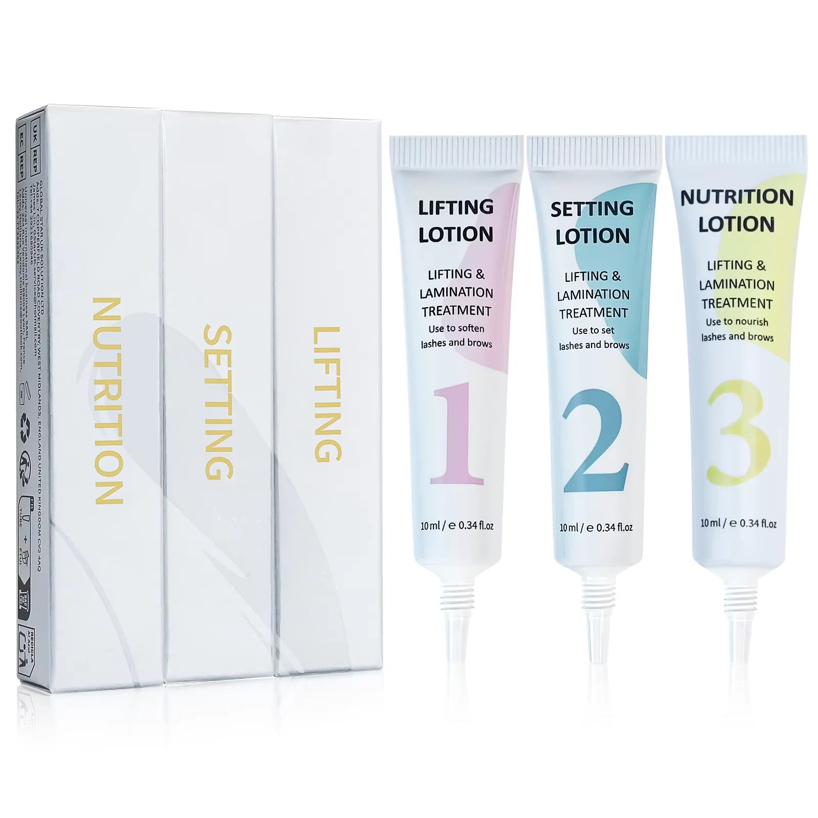 Libeauty 10ml Fix Perming Tube Set Lash Lift Brow Lamination Perm Fixation Setting Lotion Eyelashes Lifting Health Beauty Tools