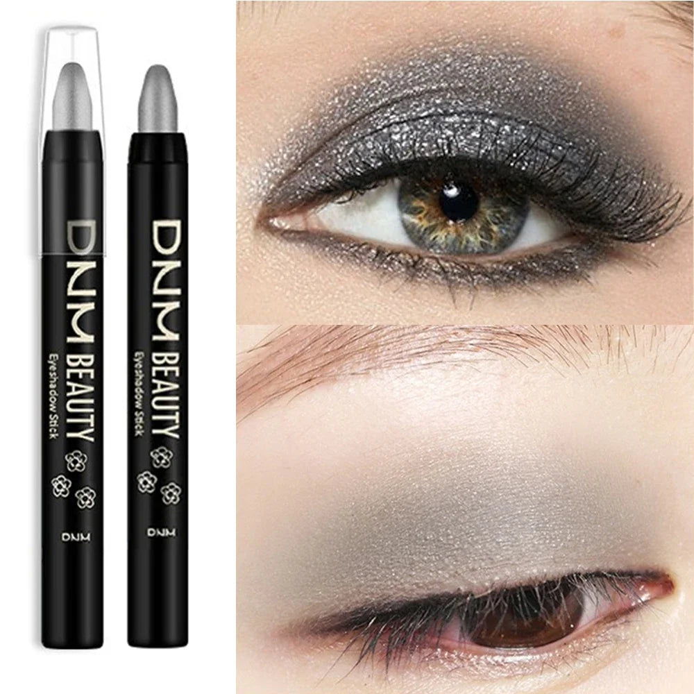 16Colors Shimmer Eyeshadow Stick Pearlescent Waterproof Eyeliner Silkworm Pen Glitter Long Lasting Highlighter Bling Eyes Makeup