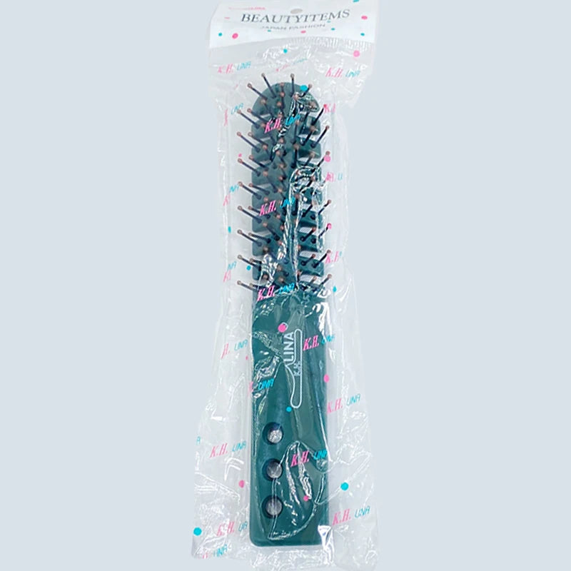 1 Piece Men Fluffy Hair Curly Brush Salon Hairdressing Combs Anti-static Massage Hair Care Ribs Comb Nine-Row Comb Styling Tools