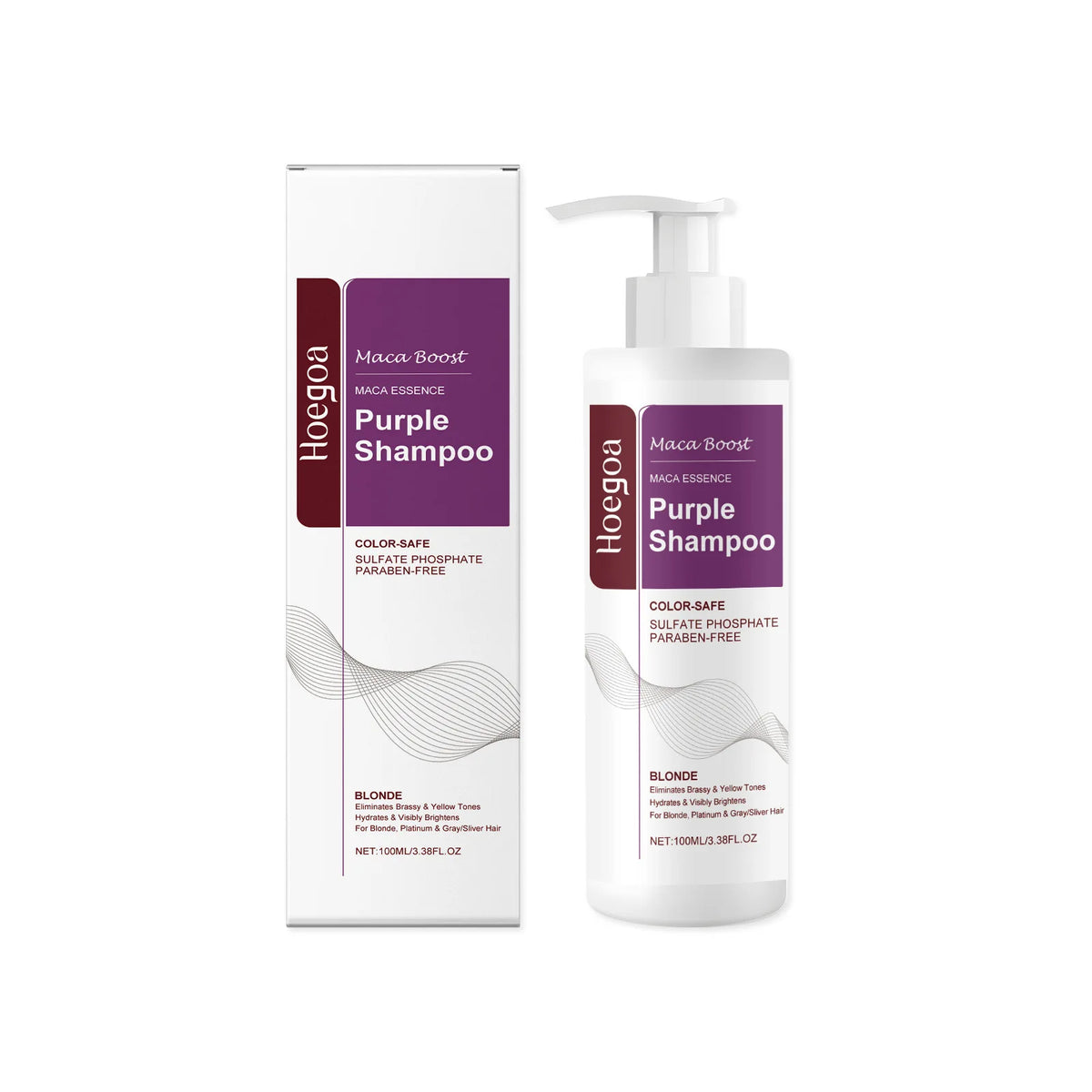 Purple Hair Mask Moisturizing Strengthen Hair Color Protection Reduce Frizzy Damage Hair Care Product Soft Straightening Shampoo