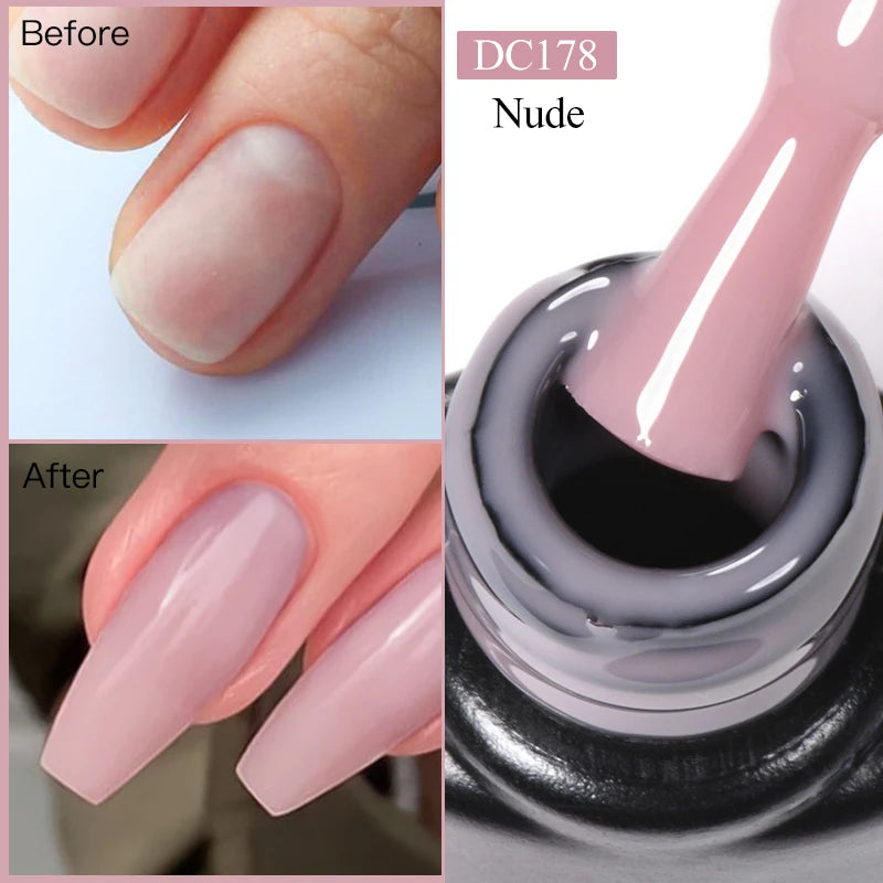 Milky White Quick Extension Gel Nail Polish Nude Pink Construct Hard Gel Semi Permanent Acrylic Extension Varnish Nail Supplies