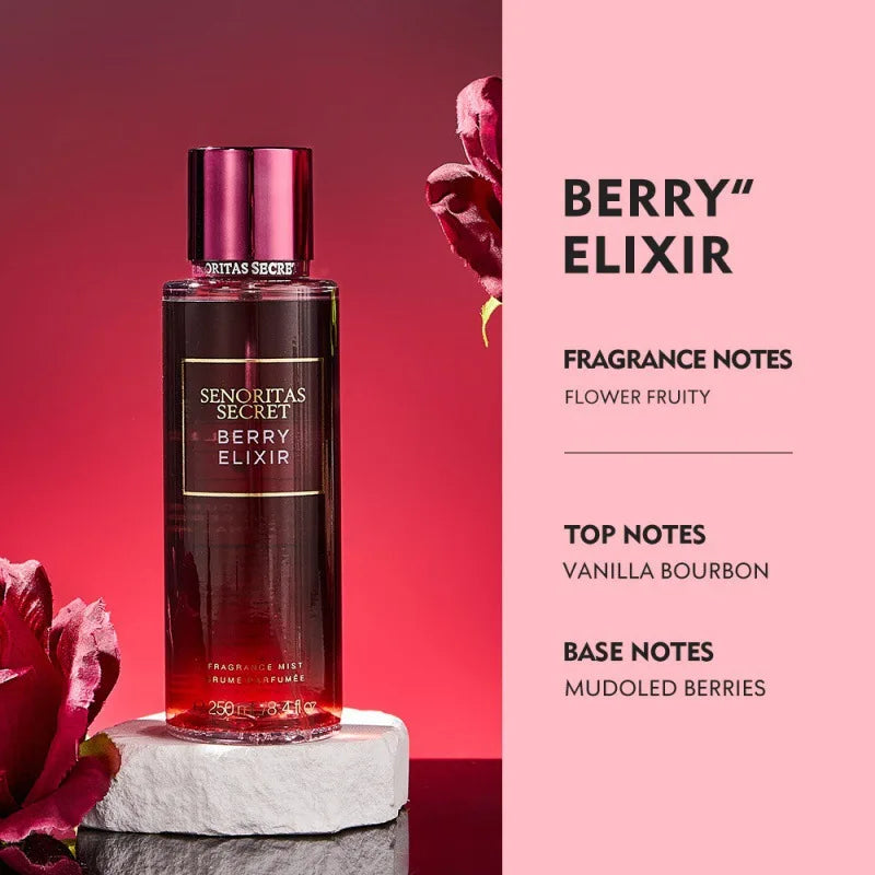 Thai Flower Fruit Perfume Vanilla Fragrance for Women Long-lasting Date Scent Good Girl Parfume Body Spray Floral Mist 250ml