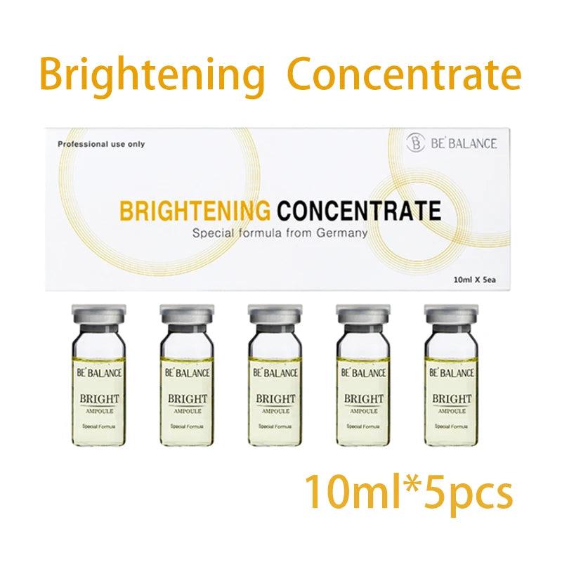 Korean 10ml 5Vial Vitamin C Hyaluronic Acid Ampoule Essence Repair Fine Lines Brighten Complexion Skin Remove Freckles Skin Care