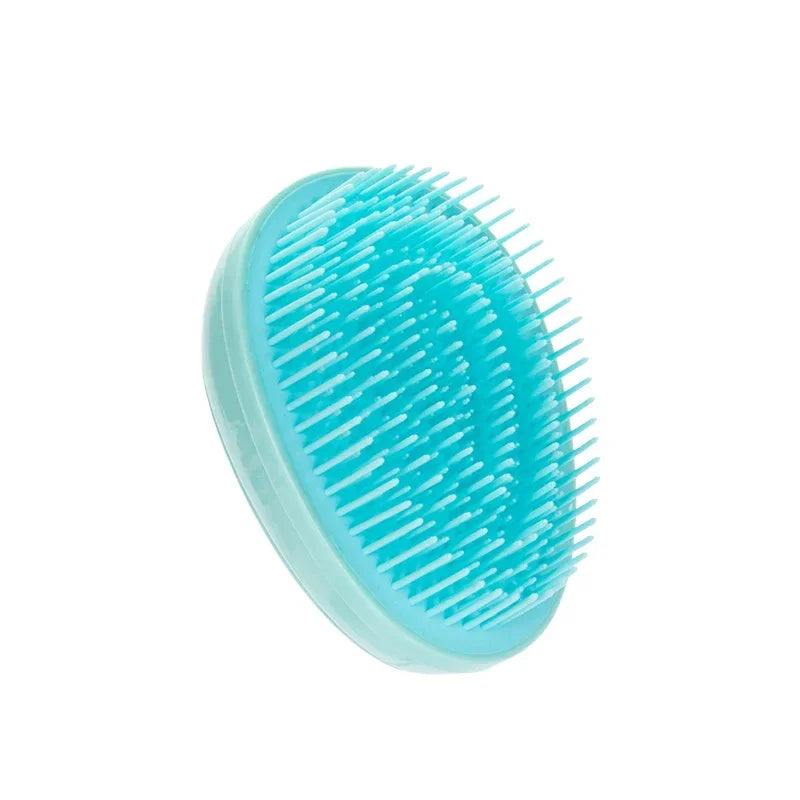 Mini Egg Round Shape Hairbrush Small Scalp Massage Comb Soft Portable Hair Brush Wet Dry Detangling Hairdressing Comb for Travel
