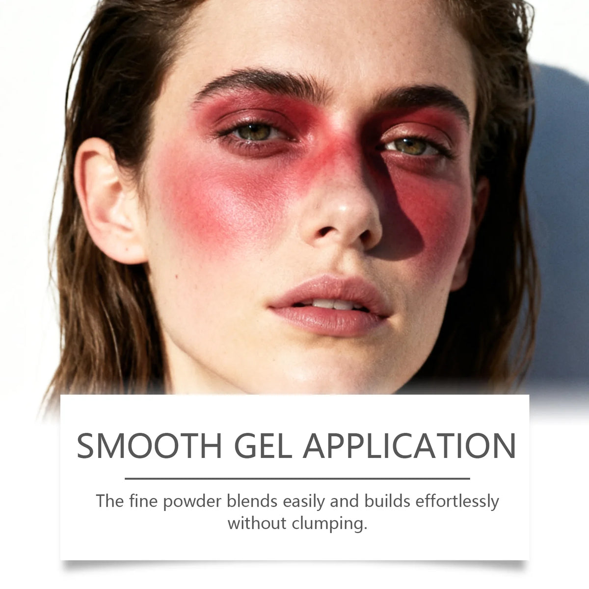 Matte Blush Powder Monochrome Palette Natural Flush Soften Silky Peach Color Face Contour Long Lasting Waterproof Cheek Makeup