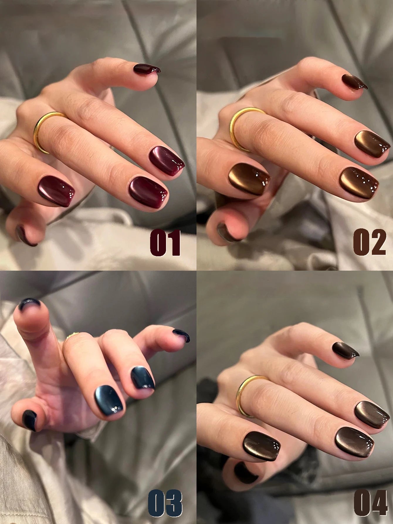 MIANEL 12ml Green Cat Magnetic Gel Nail Polish Spider Lily Varnish Soak Of UV Light Nails Nail Salon Winter Nails 1-21pcs