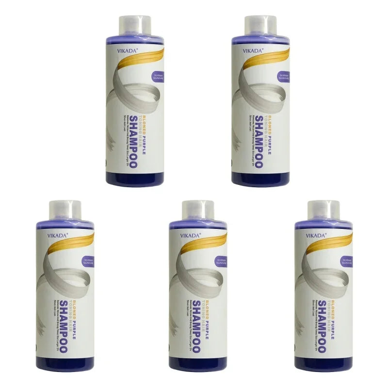 Gray Color Fixing Hair Dye Shampoo Cover Gray Hair Fade Yellow After Bleach Hair Shampoo Non-Irritating Purple Shampoo Blonde