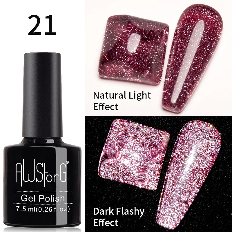 AWStorG15ml 2 IN 1 Crystal Top Coat Transparent Soak Off UV LED Nails Art Manicure Gel Nail Polish Varnishes Primer Function Gel