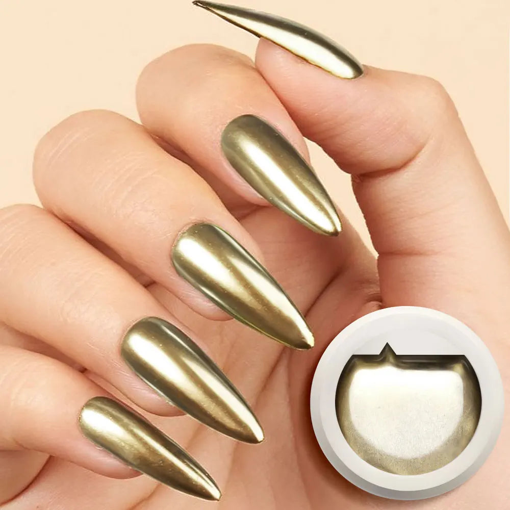 VENALISA 5ml UV Metallic Silver Gel Mirror Gold High Quality Nail Art Painting Gel CANNI Factory Air Cushion Magic Powder Pen