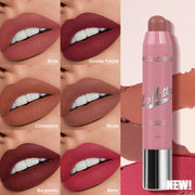 Moisturizing Lip Stain,Waterproof Lipstick，long Lasting，Matte Crayon Lipstick,Lightweight,Smooth Lipstick Pen,